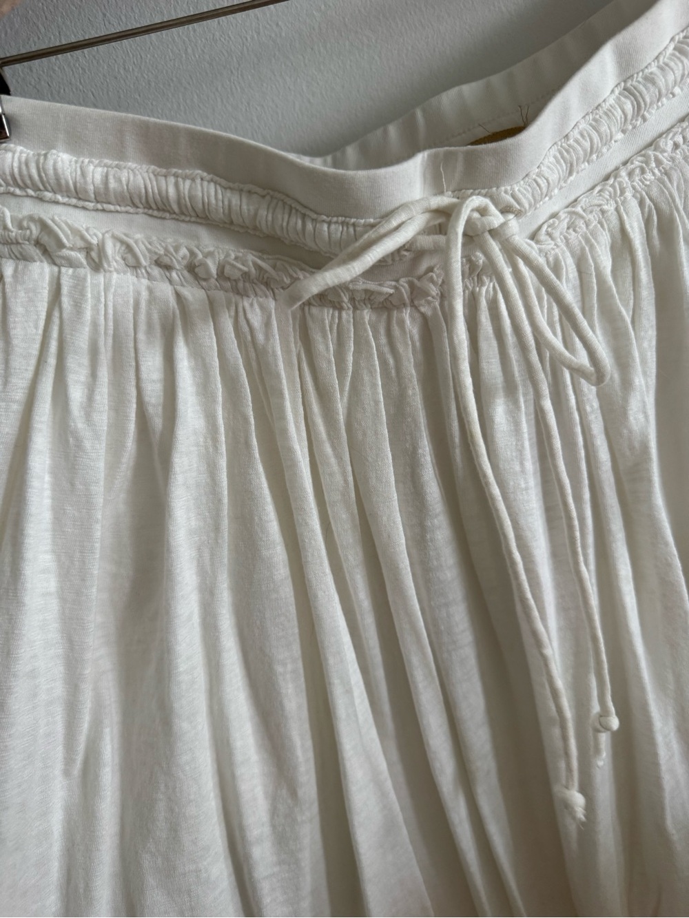 Free People free-est Quentin Wide Leg Flowy Pants in Ivory Coast - Picture 5 of 7